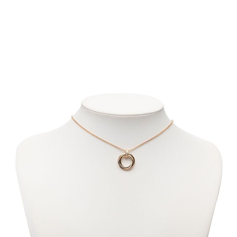 Cartier Trinity Diamond Pendant 18k Yellow Gold 18k Pink 18k White 750 — view 5