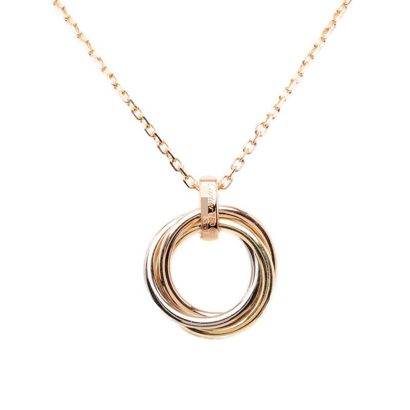 Cartier Trinity Diamond Pendant 18k Yellow Gold 18k Pink 18k White 750 — view 2