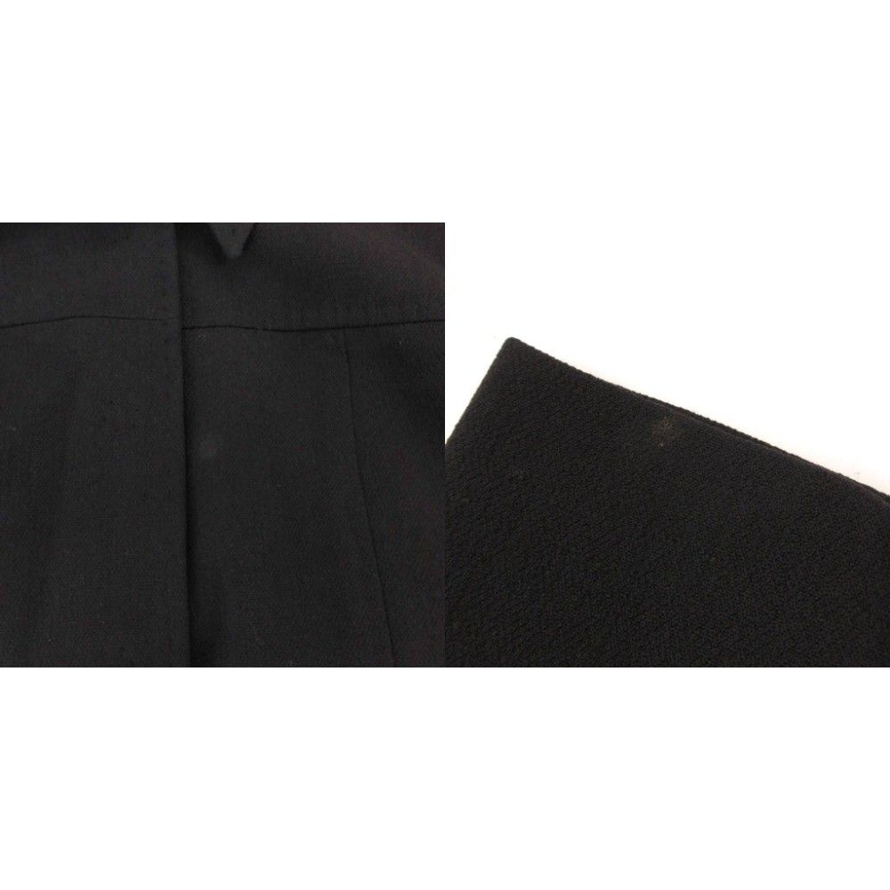 Dolce & Gabbana Set Suit Jacket Pants Lining Leopard Print Wool 40 Black — view 8