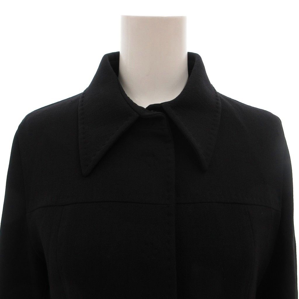 Dolce & Gabbana Set Suit Jacket Pants Lining Leopard Print Wool 40 Black — view 6