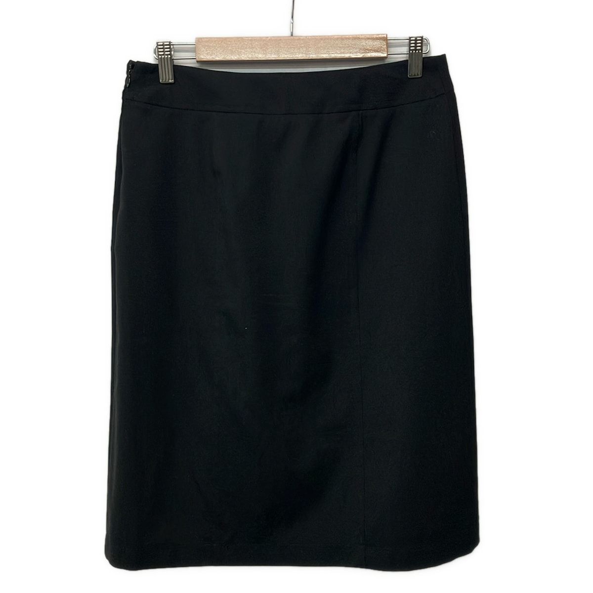 Hermes Skirt 38 M Black Knee Length Chaine D'ancre — view 2