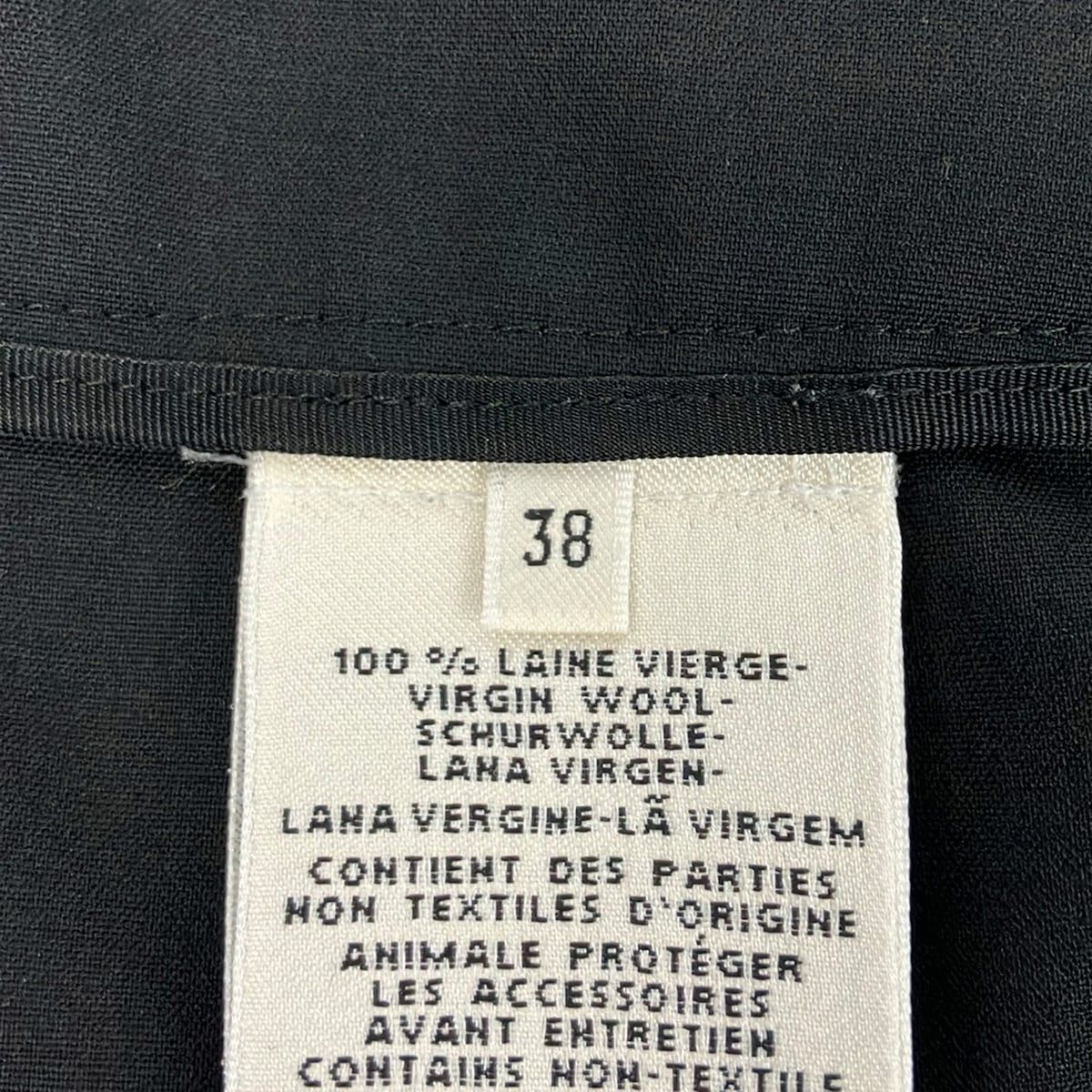 Hermes Skirt 38 M Black Knee Length Chaine D'ancre — view 5