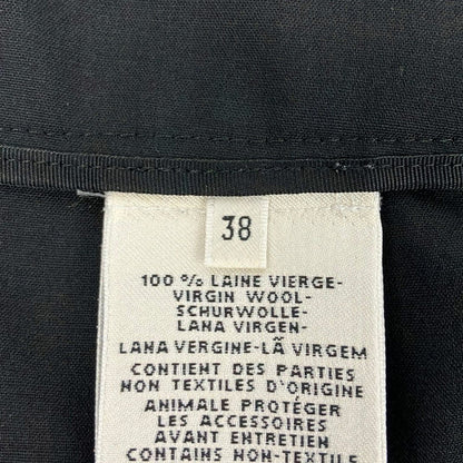 Hermes Skirt 38 M Black Knee Length Chaine D'ancre — view 5
