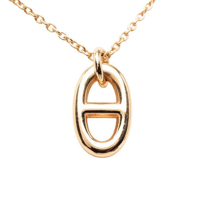 Hermes Chaine D'ancre Farandole PM Chain Pendant 18k Yellow Gold — view 2