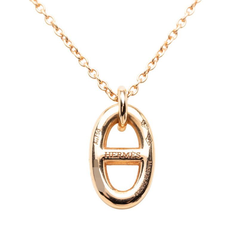 Hermes Chaine D'ancre Farandole PM Chain Pendant 18k Yellow Gold — view 3