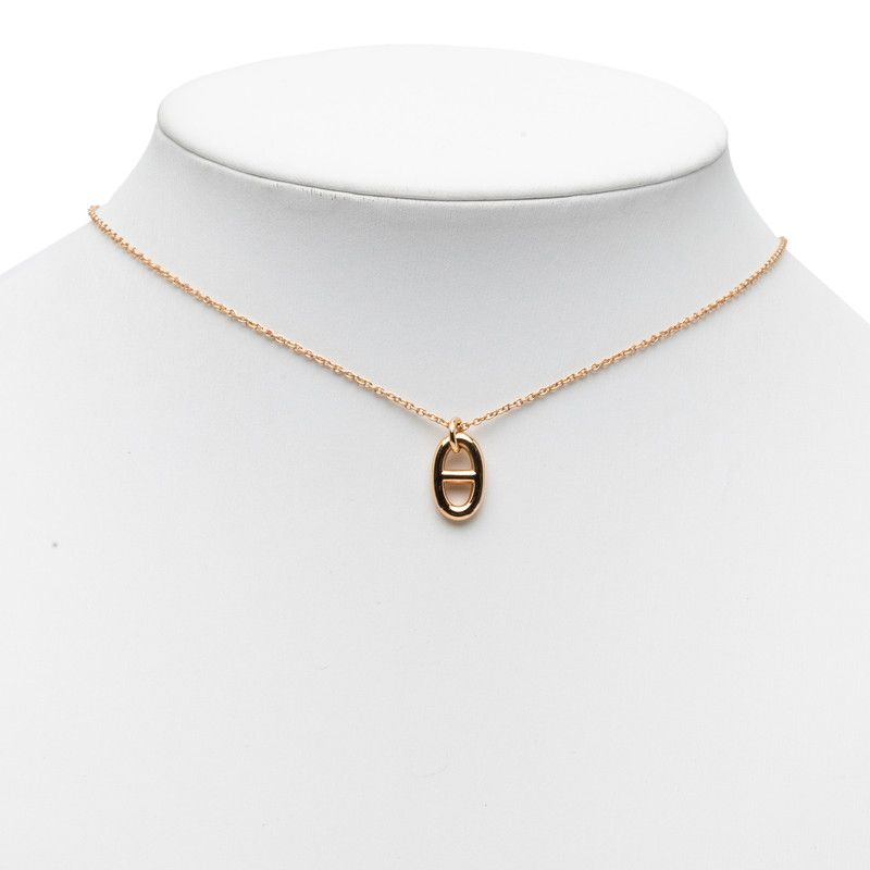 Hermes Chaine D'ancre Farandole PM Chain Pendant 18k Yellow Gold — view 5