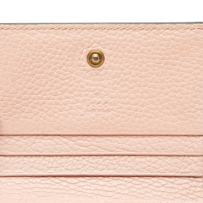 Gucci Animalier Bifold Wallet Pink Leather — view 6