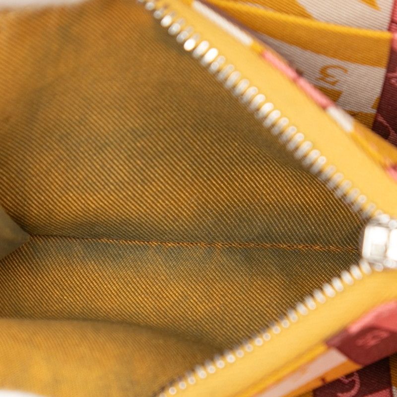 Hermes Azap Silk in Compact Coin Case Yellow Veau — view 4