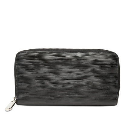 Louis Vuitton Epi Zippy Wallet Noir Black Leather