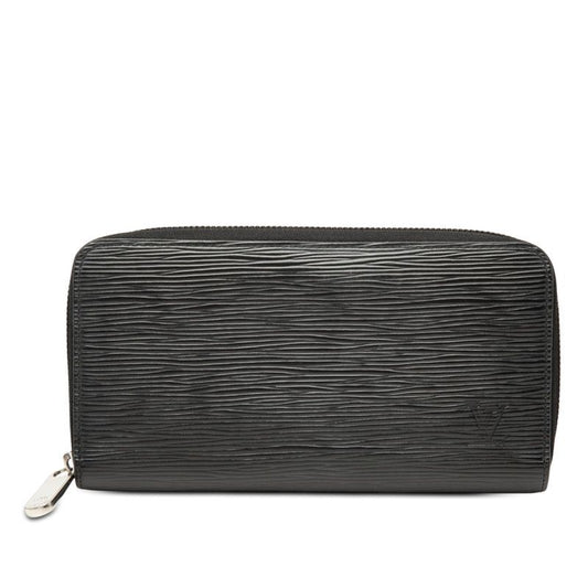 Louis Vuitton Epi Zippy Wallet Noir Black Leather