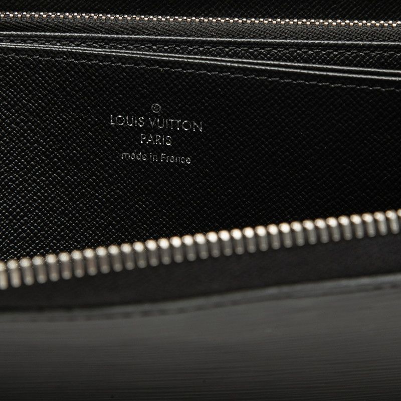 Louis Vuitton Epi Zippy Wallet Noir Black Leather — view 5
