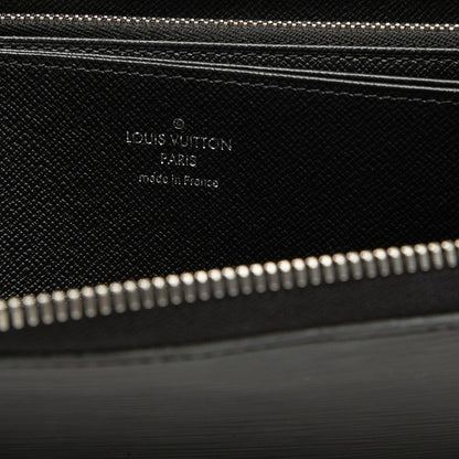 Louis Vuitton Epi Zippy Wallet Noir Black Leather — view 5