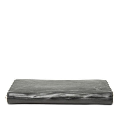 Louis Vuitton Epi Zippy Wallet Noir Black Leather — view 3