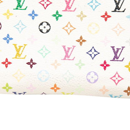 Louis Vuitton Monogram Multicolor Zippy Wallet White Leather — view 4