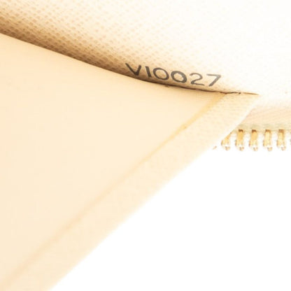 Louis Vuitton Damier Azur Zippy Organizer Wallet White Leather — view 8