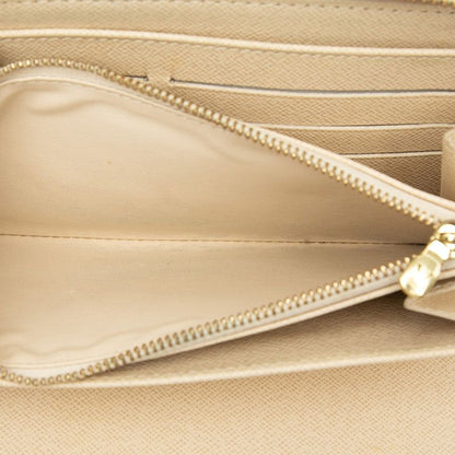Louis Vuitton Damier Azur Zippy Organizer Wallet White Leather — view 6