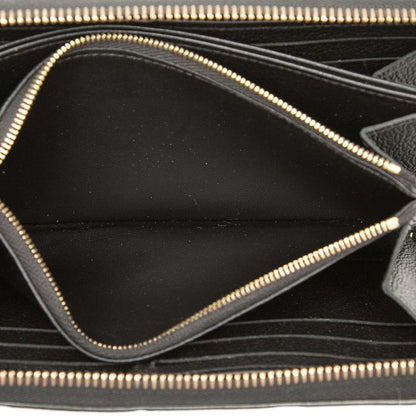 Louis Vuitton Monogram Empreinte Zippy Wallet Noir Black Leather — view 4