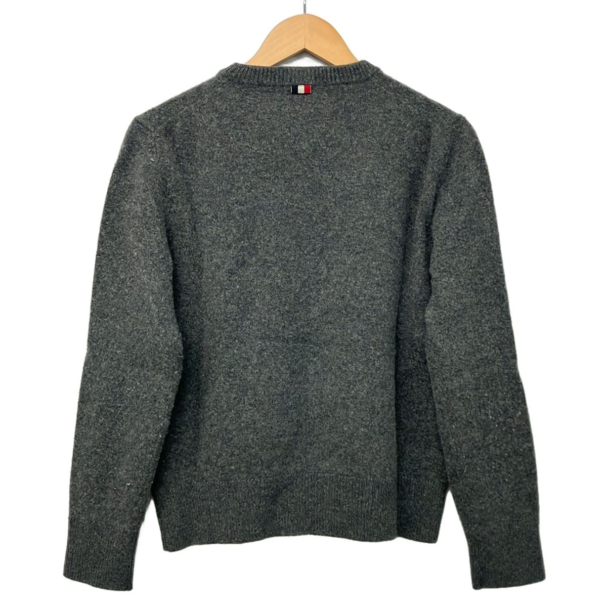 Moncler Long Sleeve Sweater XL Maglione Tricot Girocollo Dark Gray Dark Navy — view 2