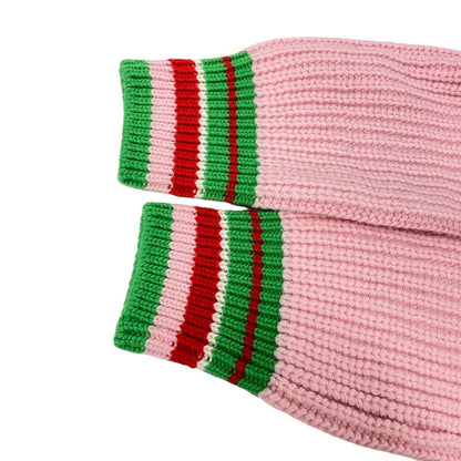 Gucci Adidas Knit S Mohair Wool Dress Multicolor — view 7