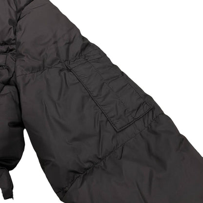 Prada Triangle Logo 38 Nylon Down Jacket Black — view 5