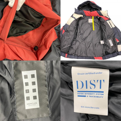 Moncler Cles Ig Green Plunger Genius 1 Nylon Down Jacket Black — view 7