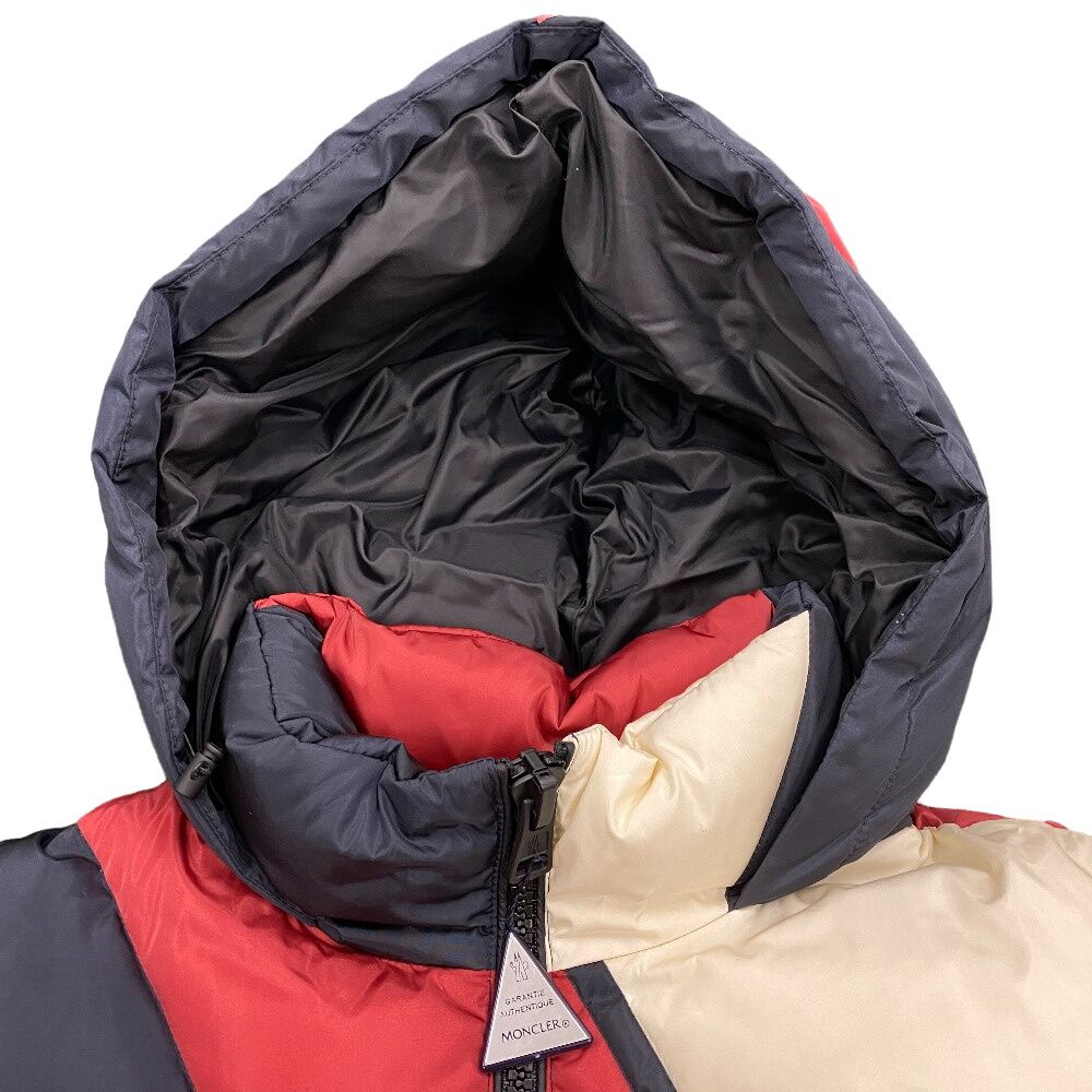 Moncler Cles Ig Green Plunger Genius 1 Nylon Down Jacket Black — view 3