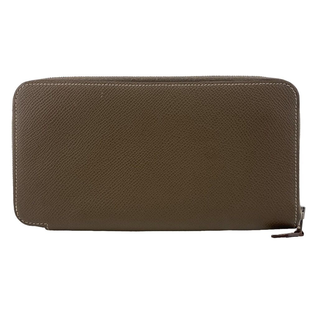 Hermes Azap Long Silk in Zip Around Vo Epso Leather Wallet Beige — view 2