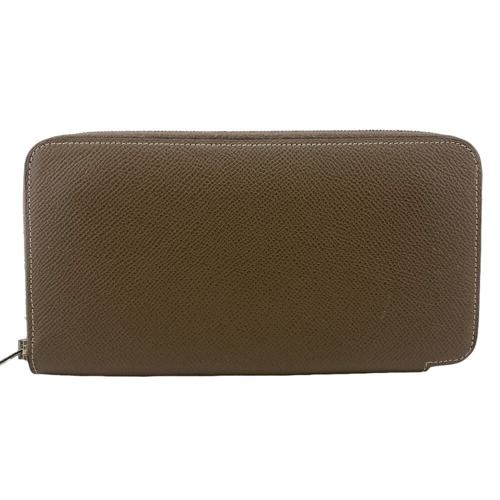 Hermes Azap Long Silk in Zip Around Vo Epso Leather Wallet Beige