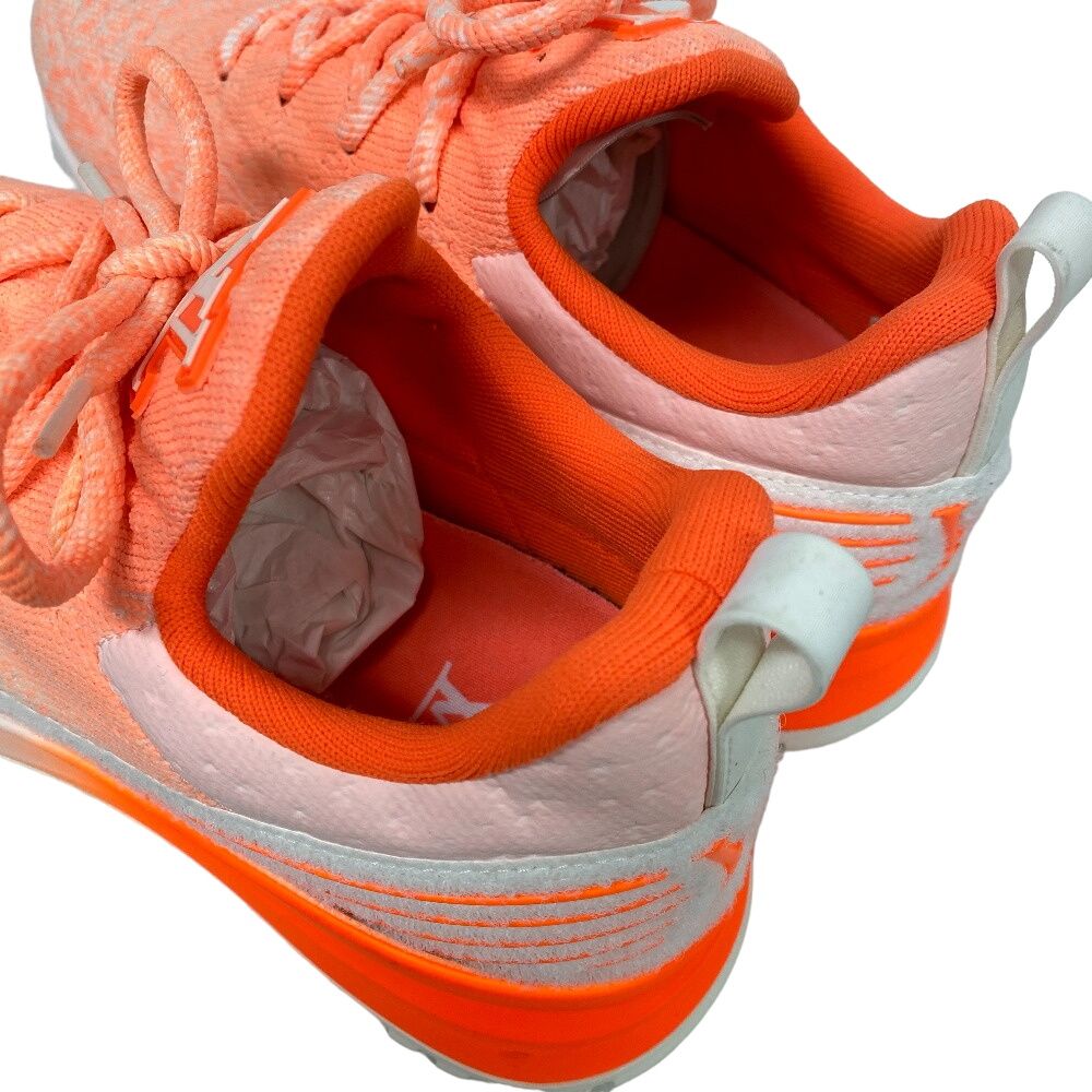 Louis Vuitton Vnr Line 6 LV Logo Fabric Sneakers Orange — view 6