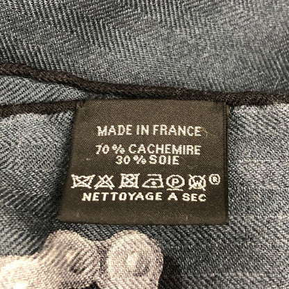 Hermes Cheval Dechaine Cashmere Shawl Navy Brands Scarf — view 8