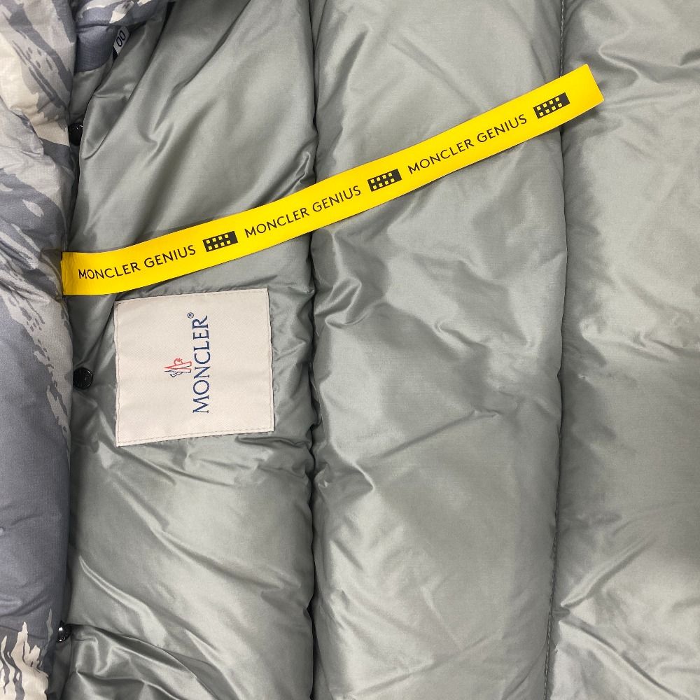 Moncler Galenstockis Print Genius Haiku 00 Nylon Down Jacket Gray — view 7