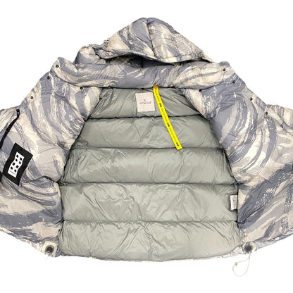 Moncler Galenstockis Print Genius Haiku 00 Nylon Down Jacket Gray — view 5