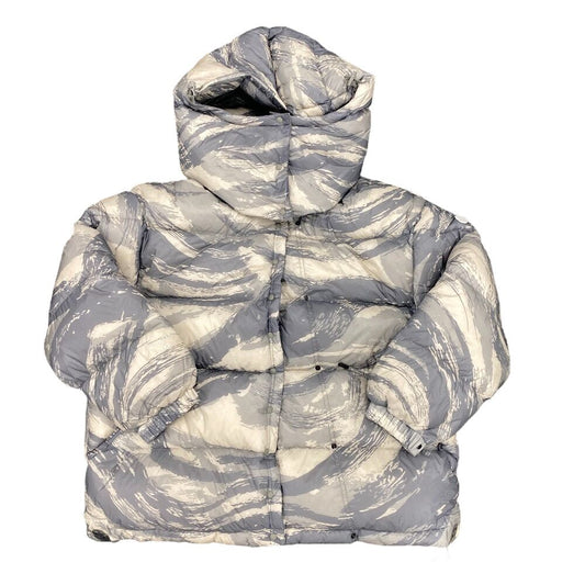 Moncler Galenstockis Print Genius Haiku 00 Nylon Down Jacket Gray