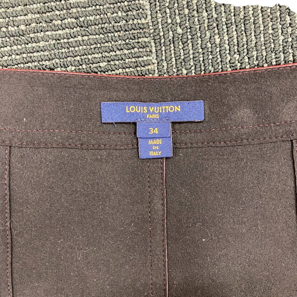 Louis Vuitton 34 Leather Skirt Bordeaux — view 5