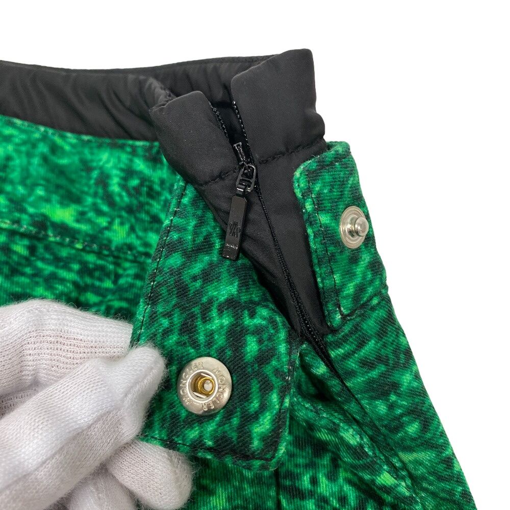Moncler JW Anderson Down Cotton Skirt Green — view 3