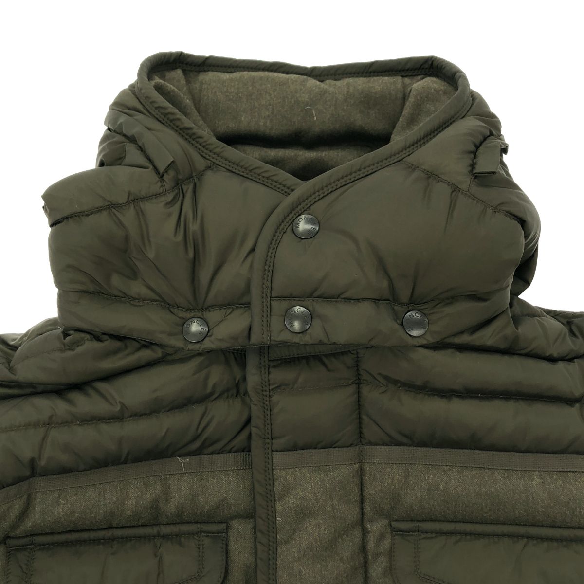 Moncler Jacob Down Jacket Khaki — view 4