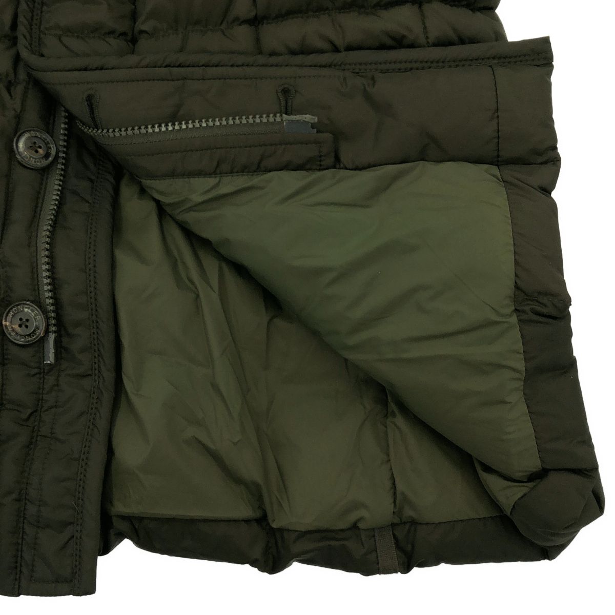 Moncler Jacob Down Jacket Khaki — view 6