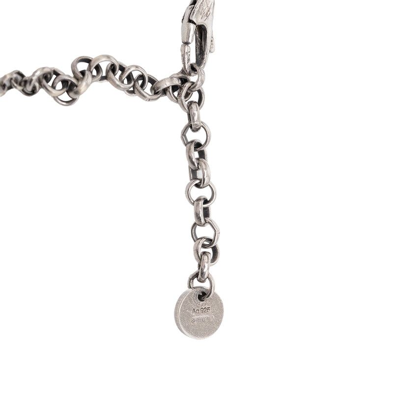 Gucci Ghost Heart Chain Pendant Silver — view 4