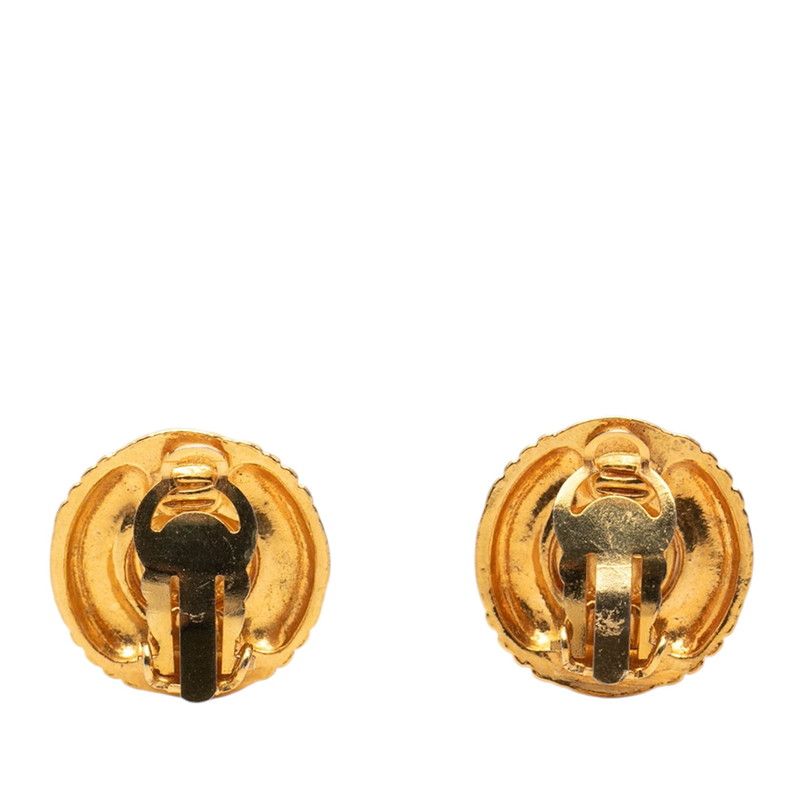 Chanel Vintage Earrings Gold Plated Faux Pearl — view 2