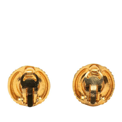 Chanel Vintage Earrings Gold Plated Faux Pearl — view 2