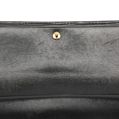 Louis Vuitton Epi Porte Tresor International Wallet Noir Black Leather — view 4