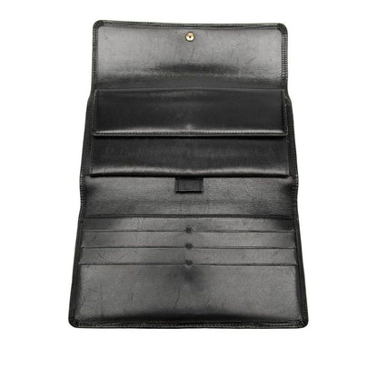 Louis Vuitton Epi Porte Tresor International Wallet Noir Black Leather — view 6