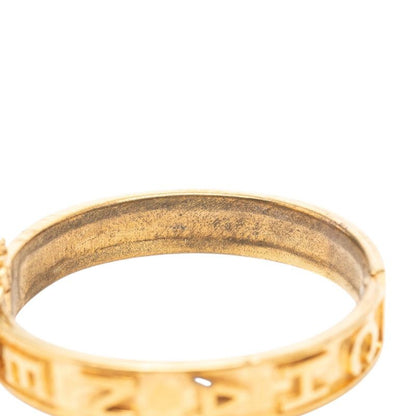 Chanel Vintage Logo Bangle Gold Plated 1- Bracelet — view 4