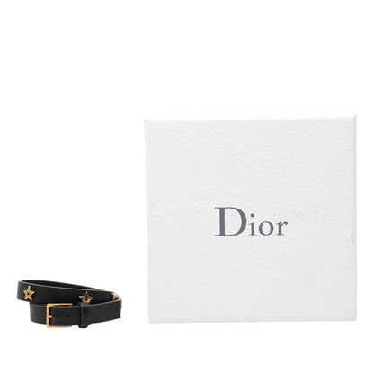 Dior J'adior Bracelet Black Gold Leather Plated — view 5