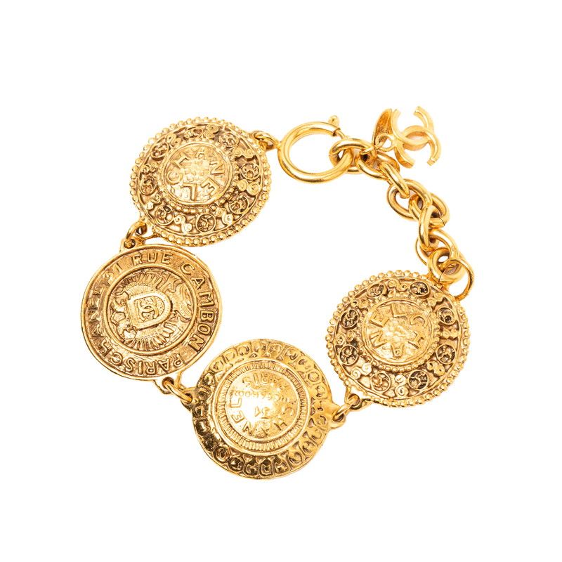 Chanel CC Logo 31 Rue Cambon Chain Bracelet Plated