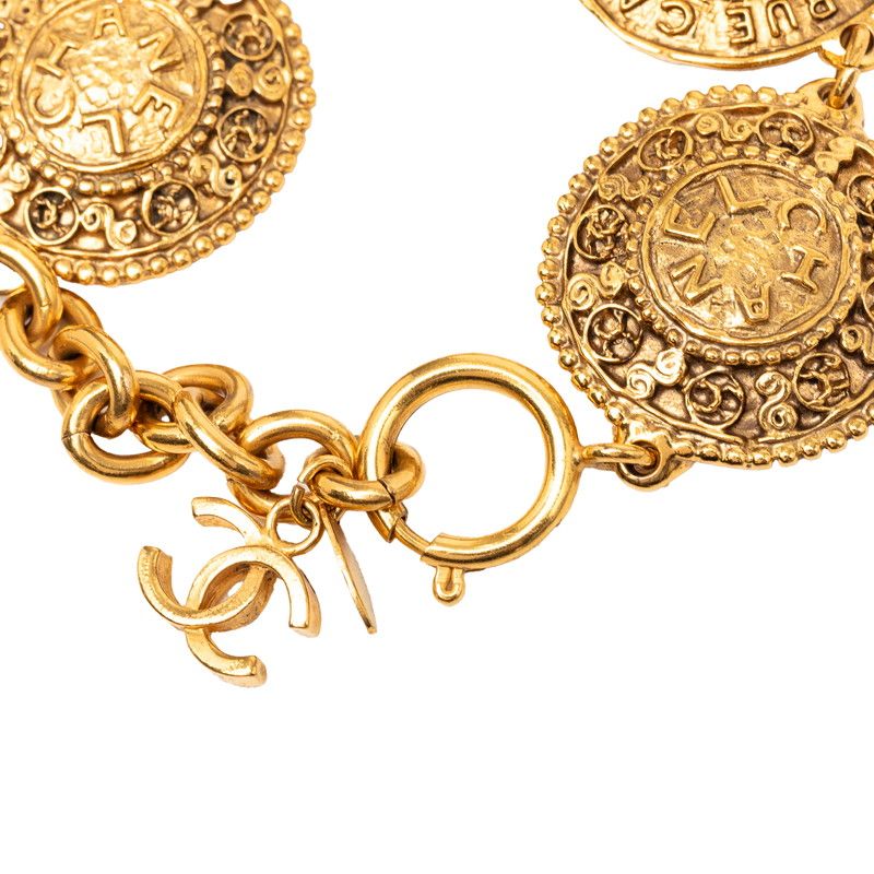 Chanel CC Logo 31 Rue Cambon Chain Bracelet Plated — view 5