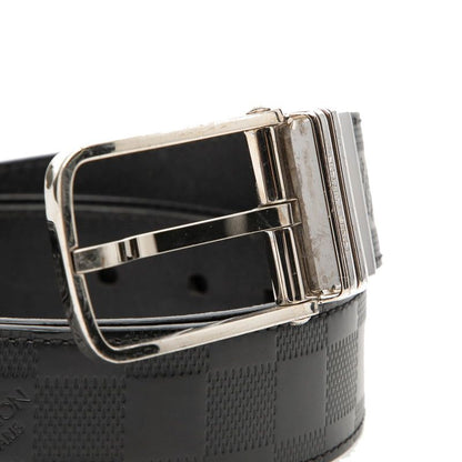 Louis Vuitton Damier Infini Boston Belt Plain Black Leather — view 4