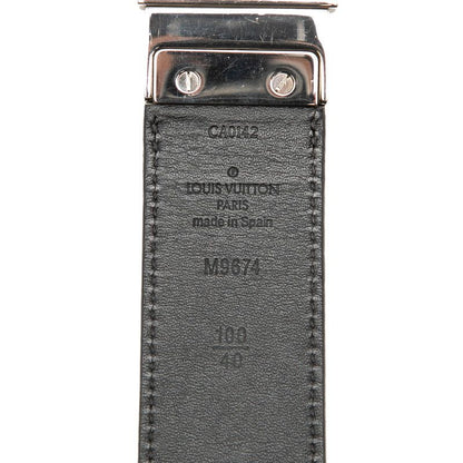 Louis Vuitton Damier Infini Boston Belt Plain Black Leather — view 5