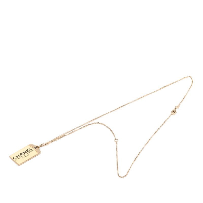 Chanel CC Logo 31 Rue Cambon Chain Pendant 07 Gold Plated — view 2