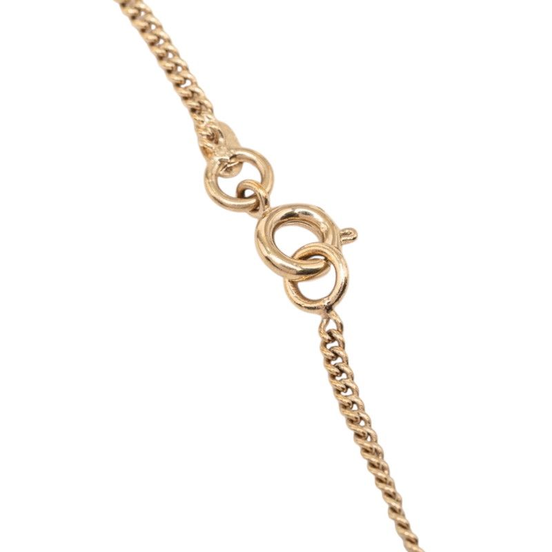 Chanel CC Logo Perfume Bottle Chain Pendant 04 Gold Plastic Plated — view 5